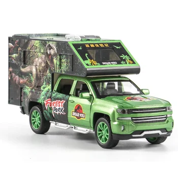 1/32 Perioada Jurassic Filmul Același Diecasts Aliaj Model De Masina Dinozaur Jucărie Camion De Transport Jucării Mașină De Cadouri Dau Un Dinozaur Pentru Copii