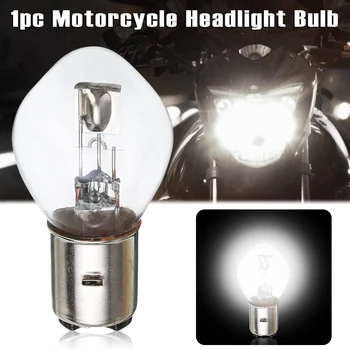 1 BUC 12V 35W 10A B35 BA20D Motocicleta Baterie Faruri Capul Alb Lampă Lumina Super-Luminos Bec Pentru ATV, Moped Scuter
