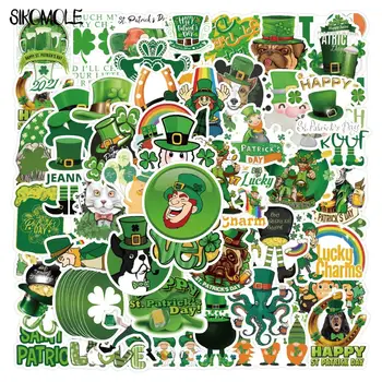 10/30/50PCS St. Patrick S Day Autocolante Țară Irlanda de Vacanță Estetice Verde Desene animate DIY Jucărie Frigider Graffiti Decalcomanii Autocolant F5