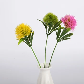 10 Piese Ieftine de Plastic Fals Plante cu Flori de Papadie Vaze pentru Decorațiuni interioare, Accesorii de Mireasa Flori Artificiale Decorative
