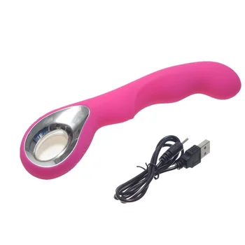 10 viteza erotice, Vibratoare glonț jucarie Sexuala pentru femeie silicon G-spot vibrator,USB Reîncărcabilă bagheta pentru masaj,adult sex produs
