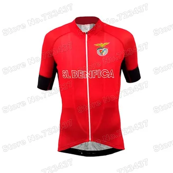 2021 Benfica Ciclism Jersey Set Portugalia Pro Echipa de Ciclism de Îmbrăcăminte pentru Bărbați Biciclete Rutier Tricouri Pantaloni Costum MTB Roupa Ciclismo Camisola 1