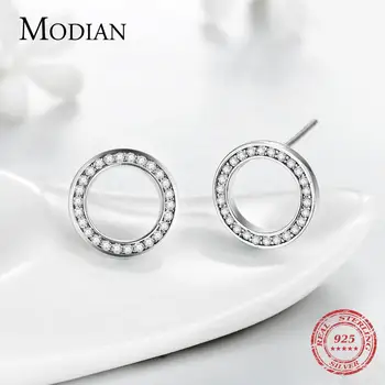 2021 Moda de Înaltă Calitate de Argint 925 Cercei de Lux Cristal Zircon Cercei Stud Pentru Femei Mireasa Bijuterii de nunta