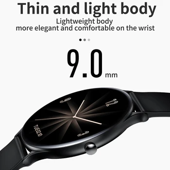 2022 Noi Femeile Ultrathin 1.28 inch IPS Ecran Tactil Ceas Inteligent Tensiunea de Încercare Bărbați Dinte Sport Tracker de Fitness Smartwatch
