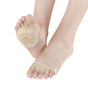4buc=2pairs Picior de Îngrijire Separator de Bumbac Respirabil Cinci Degete de la Picior Ciorapi Elastici Inflamație la picior Manșon Protector Hallux Valgus Corector 0