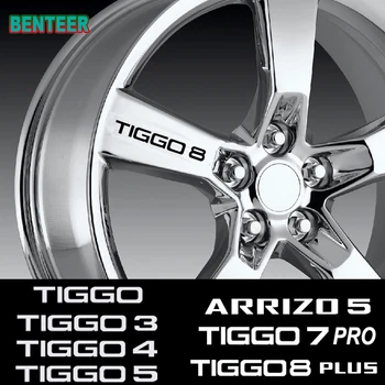 4buc Reflectorizant Auto rim autocolant Pentru CHERY TIGGO 2 3 4 5 7 8 PRO PLUS ARRIZO 5 Accesorii Auto