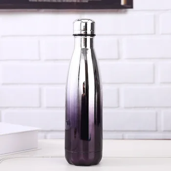500 ml cu Perete Dublu Izolat din Oțel Inoxidabil Vid Balon de Sticlă de Apă Pentru Fete de Colorat BPA Gratuit Termos pentru Sport Sticla de Apa