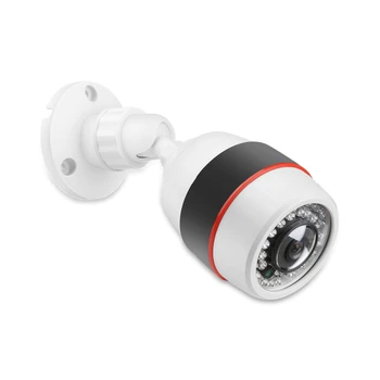 5MP Securitate CCTV aparat de Fotografiat în aer liber din Plastic rezistent la apa Glonț la 180 de Grade Obiectiv Fisheye de Supraveghere Video Analog Camera
