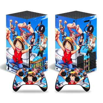 Anime One Piece Fantomă Slaye Piele Autocolant Decal Acoperire pentru Xbox SeriesX Consola si 2 Controlere Xbox SeriesX Piele Autocolant Vinil