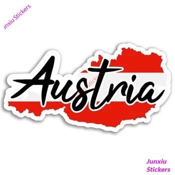 Austria Hartă Vinil Autocolante Auto și Decalcomanii - Pavilion Travel Sticker Laptop LuggageDecal Fereastră Mașină Bara de protecție Accesorii Auto KK10*10cm