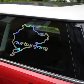 Autocolante Rutier de Curse 3D de Curse Nurburgring Distractiv Harta Styling Vinil Auto Accesorii Decor