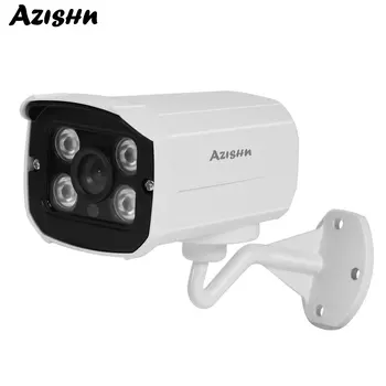 AZISHN AHD 1080P 2MP Camera de Securitate de Exterior IP66 rezistent la apa cu 4buc Led-uri IR pentru vedere de Noapte de Supraveghere CCTV Camera Bullet
