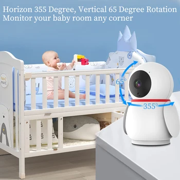 Baby Monitor cu Camera Wireless 2,4 ghz Muzica baba eletronica de Supraveghere Video Bona Temperatura strigăt de alarmă babyphone camera