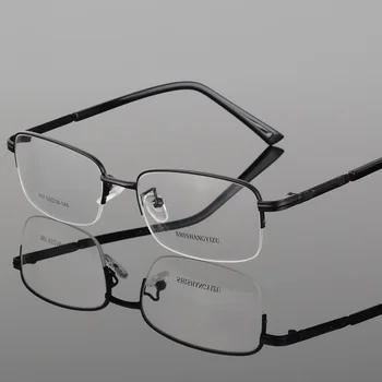 BCLEAR Nou aliaj metalic jumătate rama rama de ochelari miopie miopie ochelari de vedere optic ochelari pentru barbati S887 2