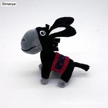 Blana Cheie Lanț Nou Pompom Animal de Pluș breloc Telefon de Moda Titularul Cheie de Desene animate donkey Sac de Farmec Accesorii K1272