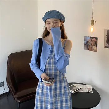 Carouri Rochie Mini Femei fără Mâneci Șic de Vară Elegantă de Bază Rochii Femei rochie Bodycon Sexy Albastru Stil coreean Teaca XXL All-meci