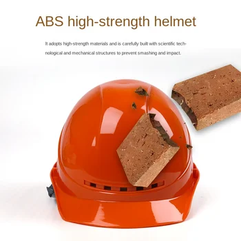 Casca de protectie Worker-Ul de Construcție Capac de Protecție Ventila ABS Pălărie Tare Benzi Reflectorizante de Siguranță Capac de Casca