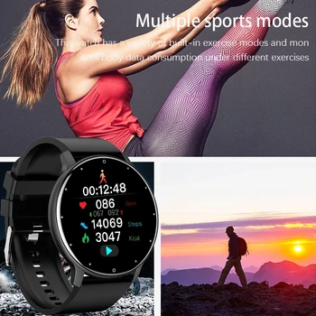 Ceas inteligent Bărbați Ecran Tactil Complet de Sport de Fitness de Sănătate IP67 rezistent la apa Pedometru Electronic Ceas Bluetooth Android
