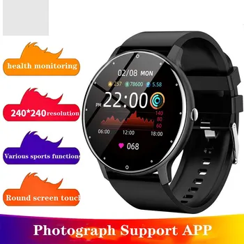 Ceas inteligent Bărbați Ecran Tactil Complet de Sport de Fitness de Sănătate IP67 rezistent la apa Pedometru Electronic Ceas Bluetooth Android 2