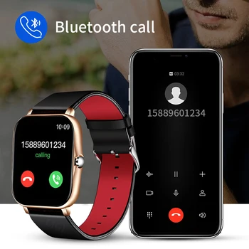 Ceas inteligent Oameni de apelare Bluetooth Smartwatch Femei Sport Impermeabil Rata de Inima Tracker de Fitness Ceasuri pentru Android IOS Ceas Inteligent 0
