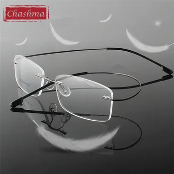 Chashma Ochelari de armacao para oculos de grau Fara rama Titan Ochelari Cadru Optic Ochelari Rame pentru Femei și Bărbați