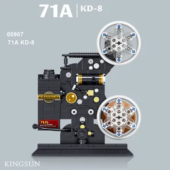 Clasic Creaotr mini bloc asambla modelul koda 71A KD-8 proiector de Film cărămizi de construcție jucarii educative de colectare pentru cadouri