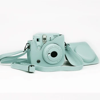Din piele Sac de aparat de Fotografiat Proteja Caz Husă Pentru Fujifilm Polaroid Instax Mini 8 8+Mini 9 10 Cazuri Mic PU Instant Camera Geantă de Umăr