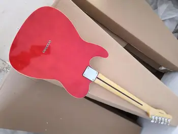 Fabrica personalizat Noul tl red maple fretboard cu 6 corzi chitara electrica Albastru rosewood fingerboard headstock schema de culori 72
