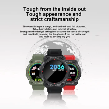 FD68 Sport Smartwatch 1.44 Impermeabil Bluetooth Ceas Inteligent Tracker de Fitness Brățară Tensiunii Arteriale Pentru Android, iOS, Telefon Xiaomi
