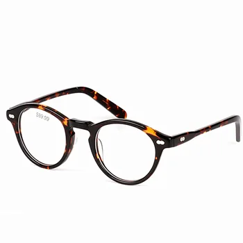 FIERBINTE 2018 moda rotund rame ochelari de vedere de Epocă optice miopie femei și bărbați ochelari baza de prescriptie medicala de soare lentile