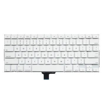 GZEELE NOU Pentru Apple MacBook Unibody 13 A1342 Keyboard US Layout Alb 13.3