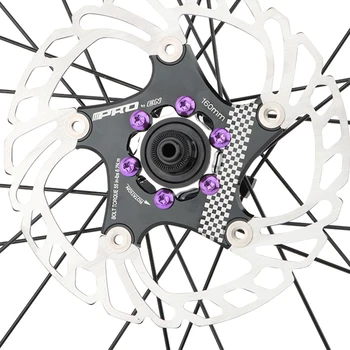 IIIPRO biciclete de frână disc de fixare șurub 12BUC T25 accesorii pentru biciclete MTB culoare aliaj de oțel disc disc de frână șurub