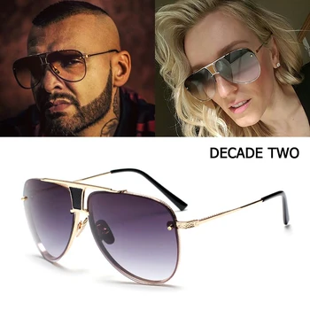 JackJad Moda a 20-a Aniversare Ediție DECENIU DOUĂ ochelari de Soare Mayweather Stil Vintage Design de Brand Ochelari de Soare Oculos De Sol