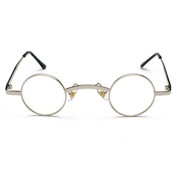 Kachawoo mici, rotunde ochelari de vedere barbati stil retro cadru metalic de aur obiectiv clar accesorii femei ochelari tocilar decor drăguț