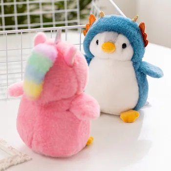 Kawaii Pinguin Jucării de Pluș Drăguț 15cm Păpuși de Pluș Copii Fete Băiat Chestii Moale Jucărie pentru Copii Cadou de Ziua Decor Acasă