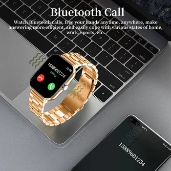 LIGE Nou de apelare Bluetooth ceas Inteligent WomenFull Ecran tactil de fitness Sport ceas Bluetooth este Potrivit Pentru Android ios Smartwatch