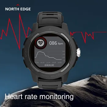 MARGINEA de NORD Ceas Inteligent IP68 Inima Evaluator Sânge Oxyge/Presiune Monitor Somn Muzică de Control de Funcționare de Sport în aer liber Smartwatch Mars2