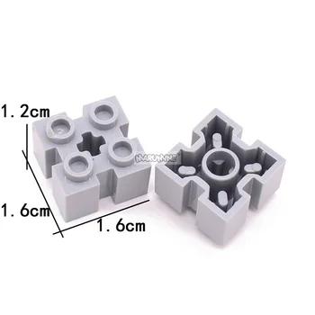Marumine MOC Blocuri din Plastic Model Set Compatibil 90258 Cărămizi Modificat de 2 x 2 Cu Caneluri Și axa Găurii de Învățământ Jucarie pentru Copii
