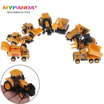 Mini Aliaj De Inginerie Auto Tractor De Jucarie Basculanta Model Auto Pentru Copii Baiat Cadou Jucărie Clasic 3