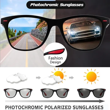 Moda Polarizat ochelari de Soare pentru Barbati Brand de Lux Ochelari Fotocromice de Polarizare de Conducere Ochelari Protectie UV Ochelari de sex Masculin Gafa 0