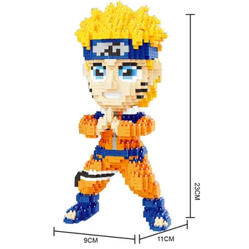 Noi Naruto Caracter Blocuri Creative Assembly Jucării Naruto Kakashi Naruto Jiraiya Puzzle Blocuri Jucarii