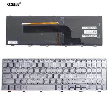 Noi RU/US Tastatura laptop pentru Dell Inspiron 15 7537 7000 P36F 15-7000 Serie cu lumina de fundal de argint