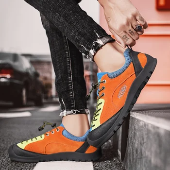 Noi Sosiri de Brand de Înaltă Calitate pentru Bărbați Pantofi pentru Femei Exterior Albastru Designer Adidași Impermeabil Drumeții Alpinism Pantofi pentru Bărbați