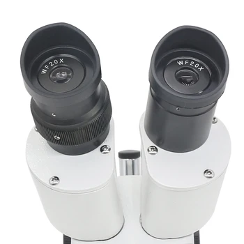 O Pereche WF10X WF15X WF20X Oculare de Camp Larg de Vedere Optic Montare 30mm 30.5 mm Stereo-Microscop w/ Cauciuc Ochi Cupe