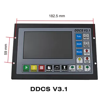 Oferta speciala DDCSV3.1 3/4 Axa 500KHz G-Cod Offline CNC Controller +4 axe de Oprire de Urgență Electronice roata de mână MPG