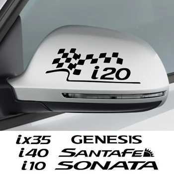 Oglinda Retrovizoare auto Autocolant Pentru Hyundai I10 I20 I40 Sonata Geneza Santafe Solaris I30 IX20 GDI Azera Auto Tuning Accesorii