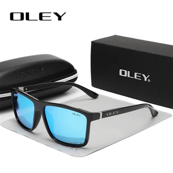 OLEY Polarizat ochelari de Soare Barbati brand designer Retro Pătrat Ochelari de Soare Accesorii Unisex ochelari de conducere oculos de sol Y6625