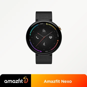 Original Global Amazfit Nexo Smartwatch Bezel Ceramica 10 Moduri de Sport GPS Glonass 1.39 inch AMOLED Display pentru telefon Android 0