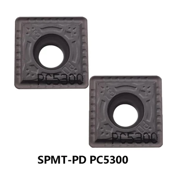 Original SPMT040204 SPMT050204 SPMT060205 SPMT07T208 SPMT090308 SPMT11T308 SPMT15M510 PD PC5300 Instrumente de Cotitură Insertii Carbură