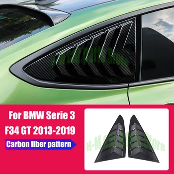 Pentru BMW serie 3 F34 GT 2013-2019 Styling Auto Geam Spate Triunghi Obloane decor Capacul panoului de Autocolante Tapiterie Clasa Auto